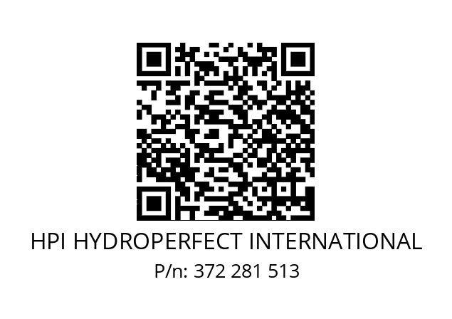   HPI HYDROPERFECT INTERNATIONAL 372 281 513