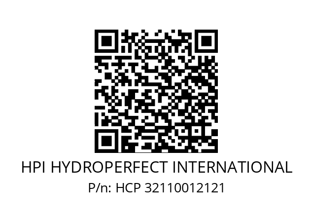   HPI HYDROPERFECT INTERNATIONAL HCP 32110012121