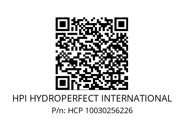   HPI HYDROPERFECT INTERNATIONAL HCP 10030256226