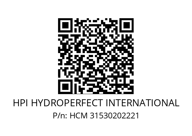   HPI HYDROPERFECT INTERNATIONAL HCM 31530202221