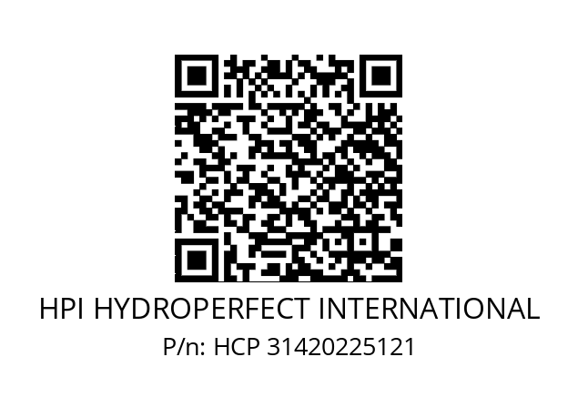   HPI HYDROPERFECT INTERNATIONAL HCP 31420225121