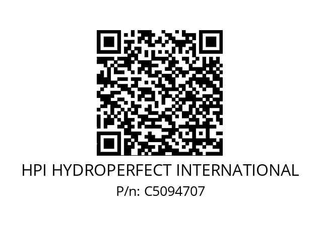   HPI HYDROPERFECT INTERNATIONAL C5094707