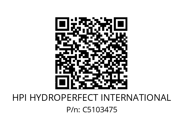   HPI HYDROPERFECT INTERNATIONAL C5103475