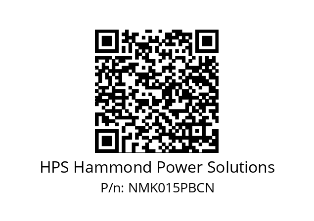   HPS Hammond Power Solutions NMK015PBCN