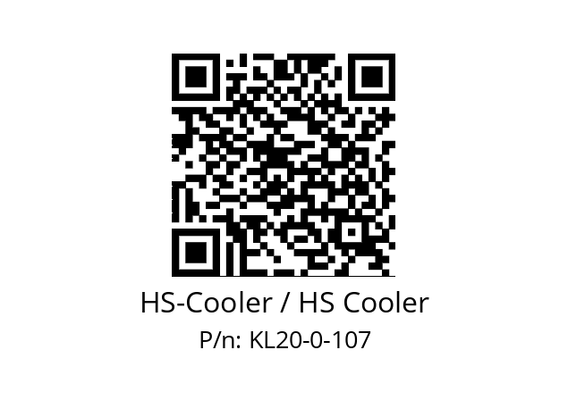   HS-Cooler / HS Cooler KL20-0-107