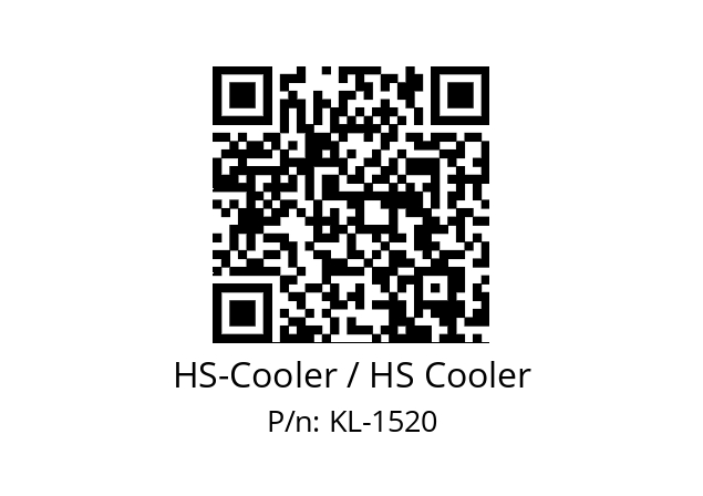   HS-Cooler / HS Cooler KL-1520