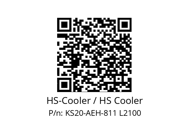   HS-Cooler / HS Cooler KS20-AEH-811 L2100