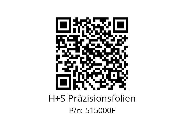   H+S Präzisionsfolien 515000F