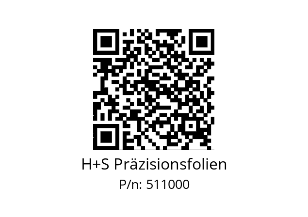   H+S Präzisionsfolien 511000