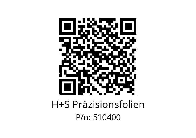   H+S Präzisionsfolien 510400