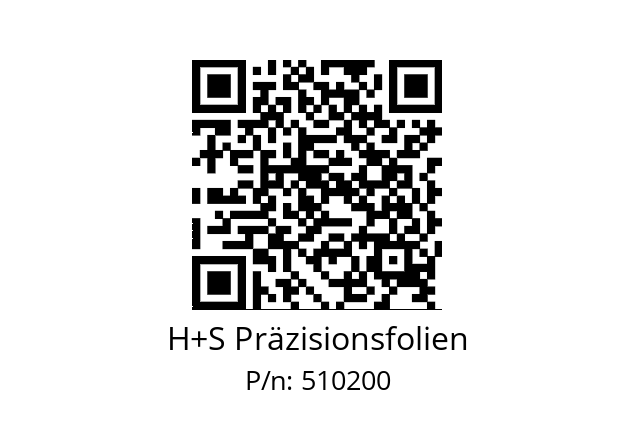   H+S Präzisionsfolien 510200