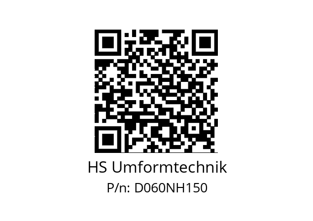   HS Umformtechnik D060NH150