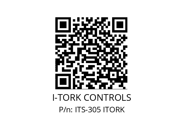   I-TORK CONTROLS ITS-305 ITORK