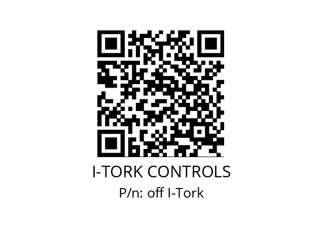   I-TORK CONTROLS off I-Tork