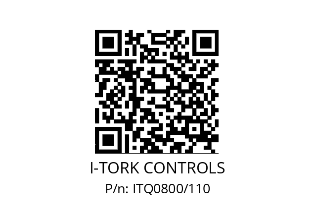   I-TORK CONTROLS ITQ0800/110