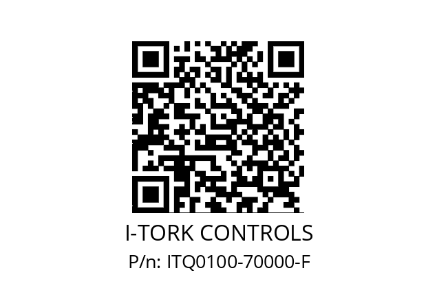   I-TORK CONTROLS ITQ0100-70000-F