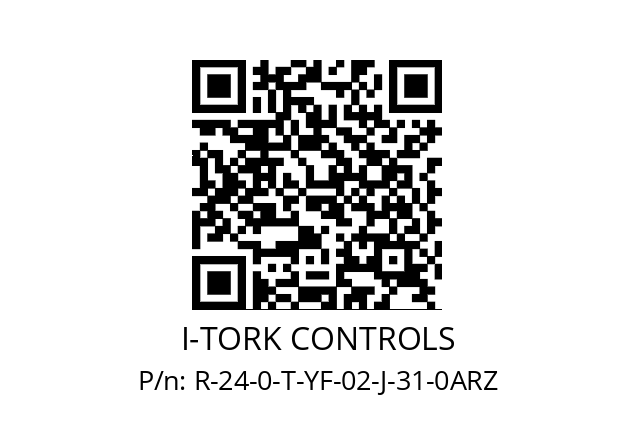   I-TORK CONTROLS R-24-0-T-YF-02-J-31-0ARZ