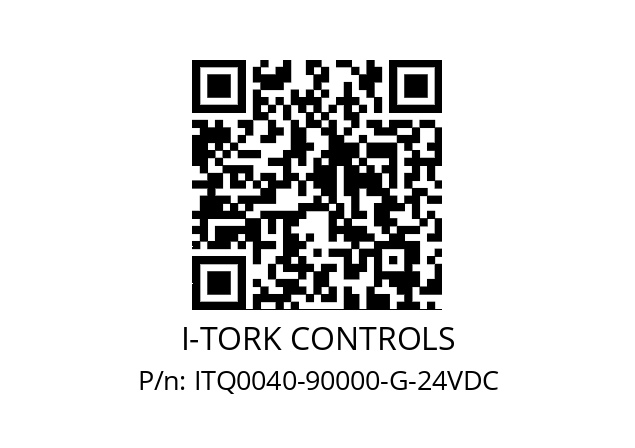   I-TORK CONTROLS ITQ0040-90000-G-24VDC