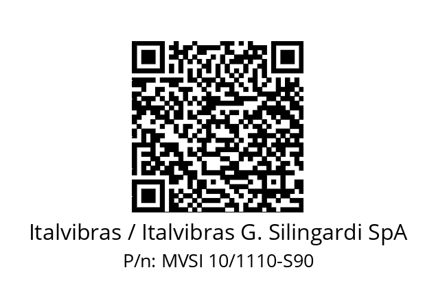   Italvibras / Italvibras G. Silingardi SpA MVSI 10/1110-S90