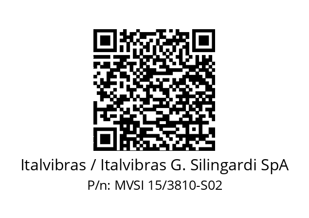   Italvibras / Italvibras G. Silingardi SpA MVSI 15/3810-S02