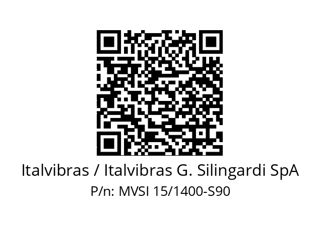   Italvibras / Italvibras G. Silingardi SpA MVSI 15/1400-S90