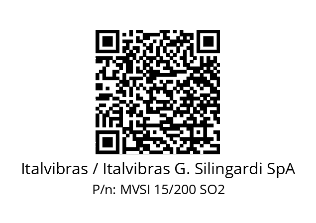   Italvibras / Italvibras G. Silingardi SpA MVSI 15/200 SO2