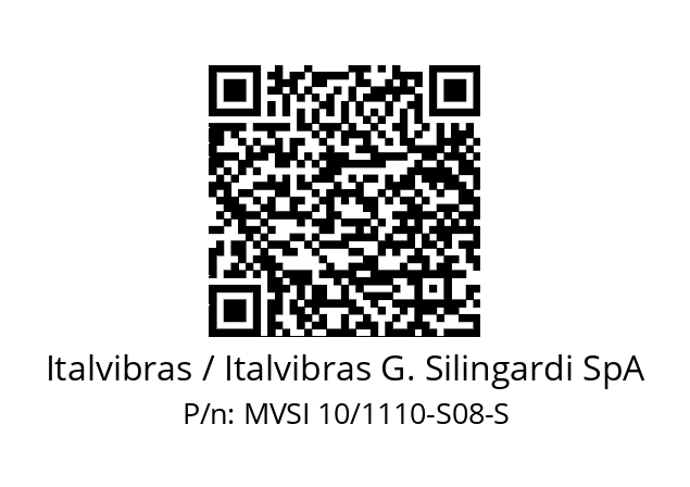   Italvibras / Italvibras G. Silingardi SpA MVSI 10/1110-S08-S