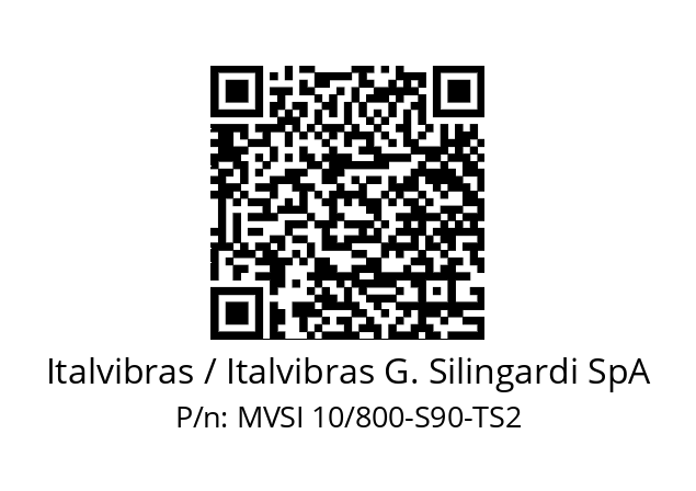   Italvibras / Italvibras G. Silingardi SpA MVSI 10/800-S90-TS2