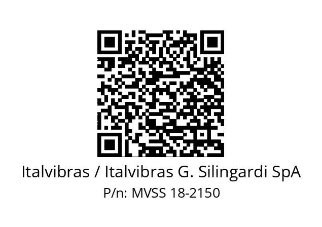   Italvibras / Italvibras G. Silingardi SpA MVSS 18-2150