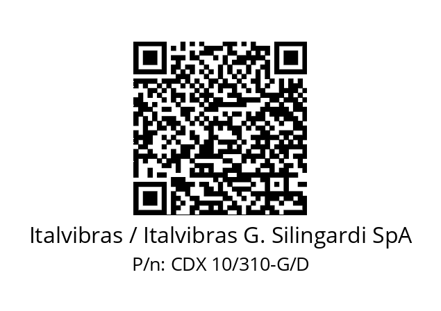   Italvibras / Italvibras G. Silingardi SpA CDX 10/310-G/D