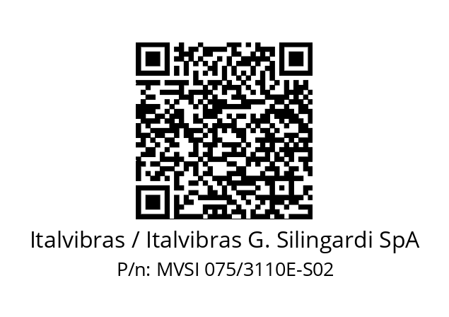   Italvibras / Italvibras G. Silingardi SpA MVSI 075/3110E-S02