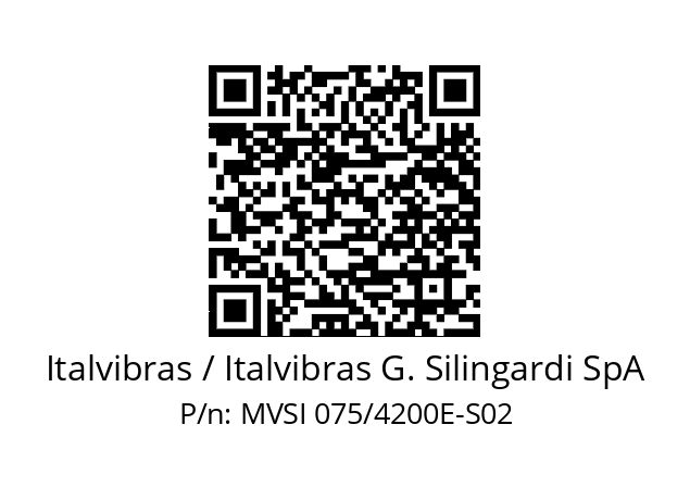   Italvibras / Italvibras G. Silingardi SpA MVSI 075/4200E-S02