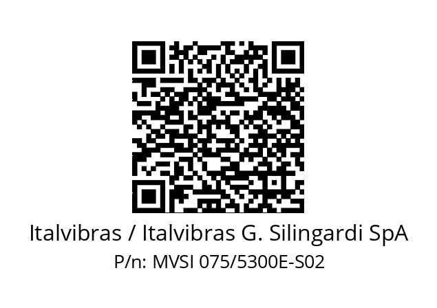   Italvibras / Italvibras G. Silingardi SpA MVSI 075/5300E-S02