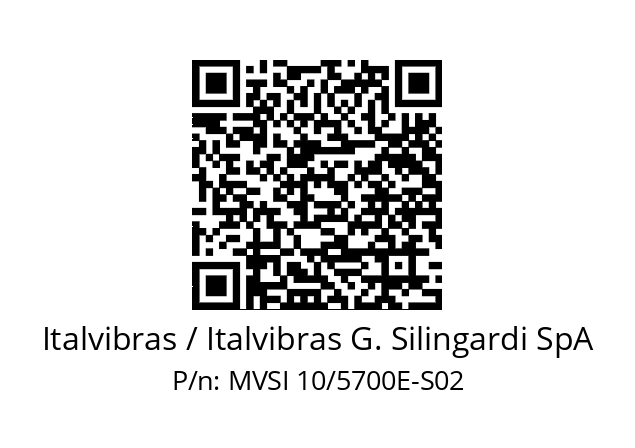   Italvibras / Italvibras G. Silingardi SpA MVSI 10/5700E-S02