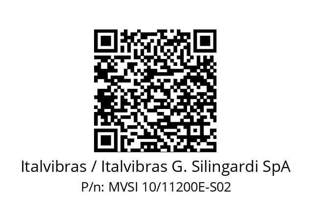   Italvibras / Italvibras G. Silingardi SpA MVSI 10/11200E-S02