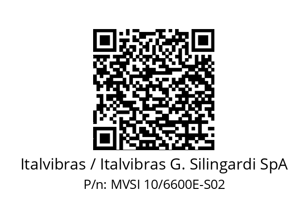   Italvibras / Italvibras G. Silingardi SpA MVSI 10/6600E-S02