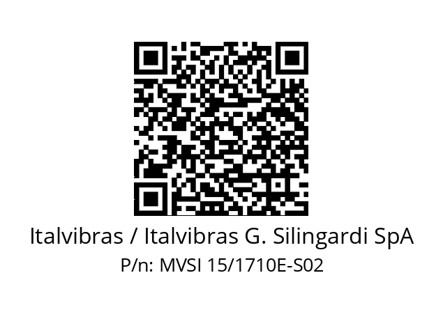   Italvibras / Italvibras G. Silingardi SpA MVSI 15/1710E-S02