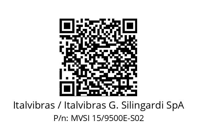   Italvibras / Italvibras G. Silingardi SpA MVSI 15/9500E-S02