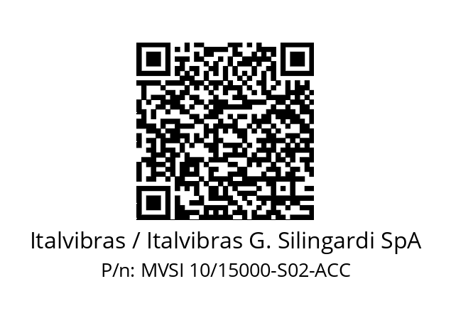   Italvibras / Italvibras G. Silingardi SpA MVSI 10/15000-S02-ACC