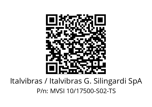   Italvibras / Italvibras G. Silingardi SpA MVSI 10/17500-S02-TS