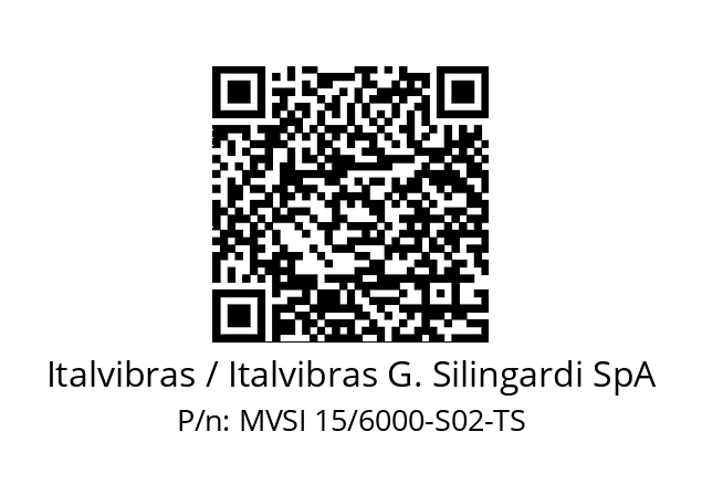   Italvibras / Italvibras G. Silingardi SpA MVSI 15/6000-S02-TS