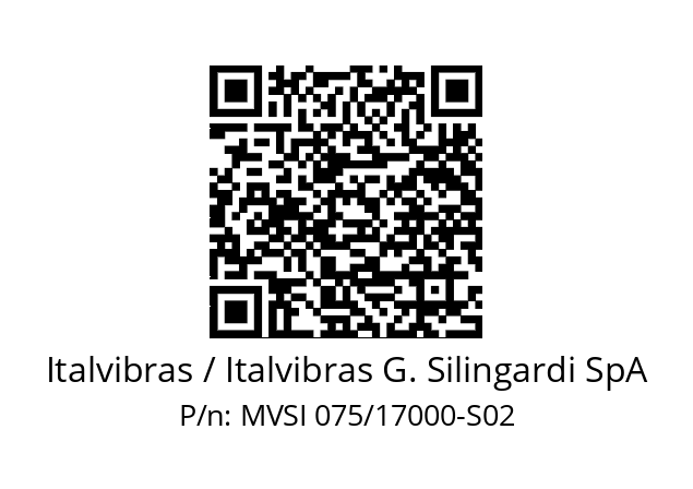   Italvibras / Italvibras G. Silingardi SpA MVSI 075/17000-S02