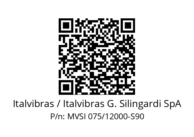   Italvibras / Italvibras G. Silingardi SpA MVSI 075/12000-S90