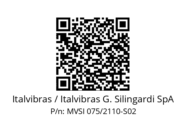   Italvibras / Italvibras G. Silingardi SpA MVSI 075/2110-S02