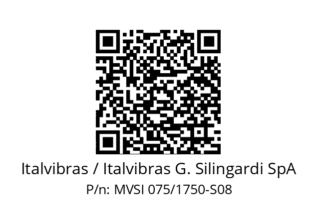   Italvibras / Italvibras G. Silingardi SpA MVSI 075/1750-S08