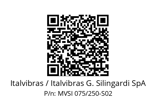   Italvibras / Italvibras G. Silingardi SpA MVSI 075/250-S02