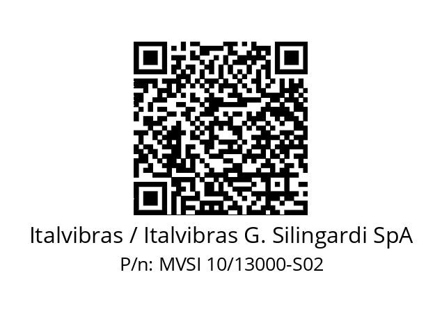   Italvibras / Italvibras G. Silingardi SpA MVSI 10/13000-S02