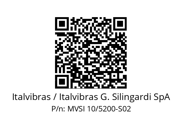   Italvibras / Italvibras G. Silingardi SpA MVSI 10/5200-S02