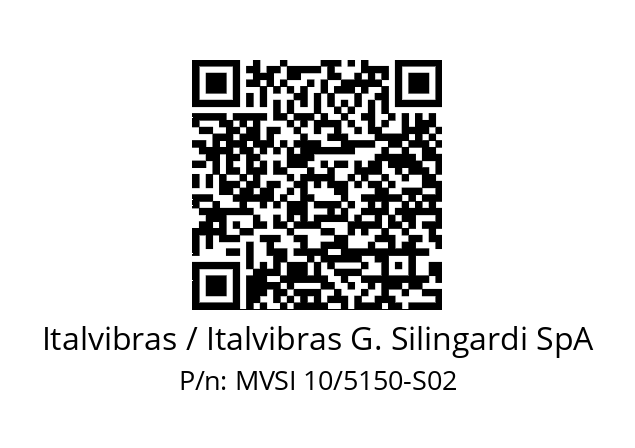   Italvibras / Italvibras G. Silingardi SpA MVSI 10/5150-S02