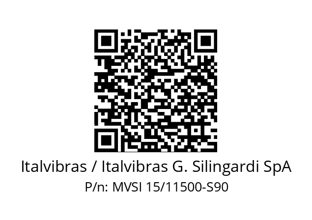   Italvibras / Italvibras G. Silingardi SpA MVSI 15/11500-S90